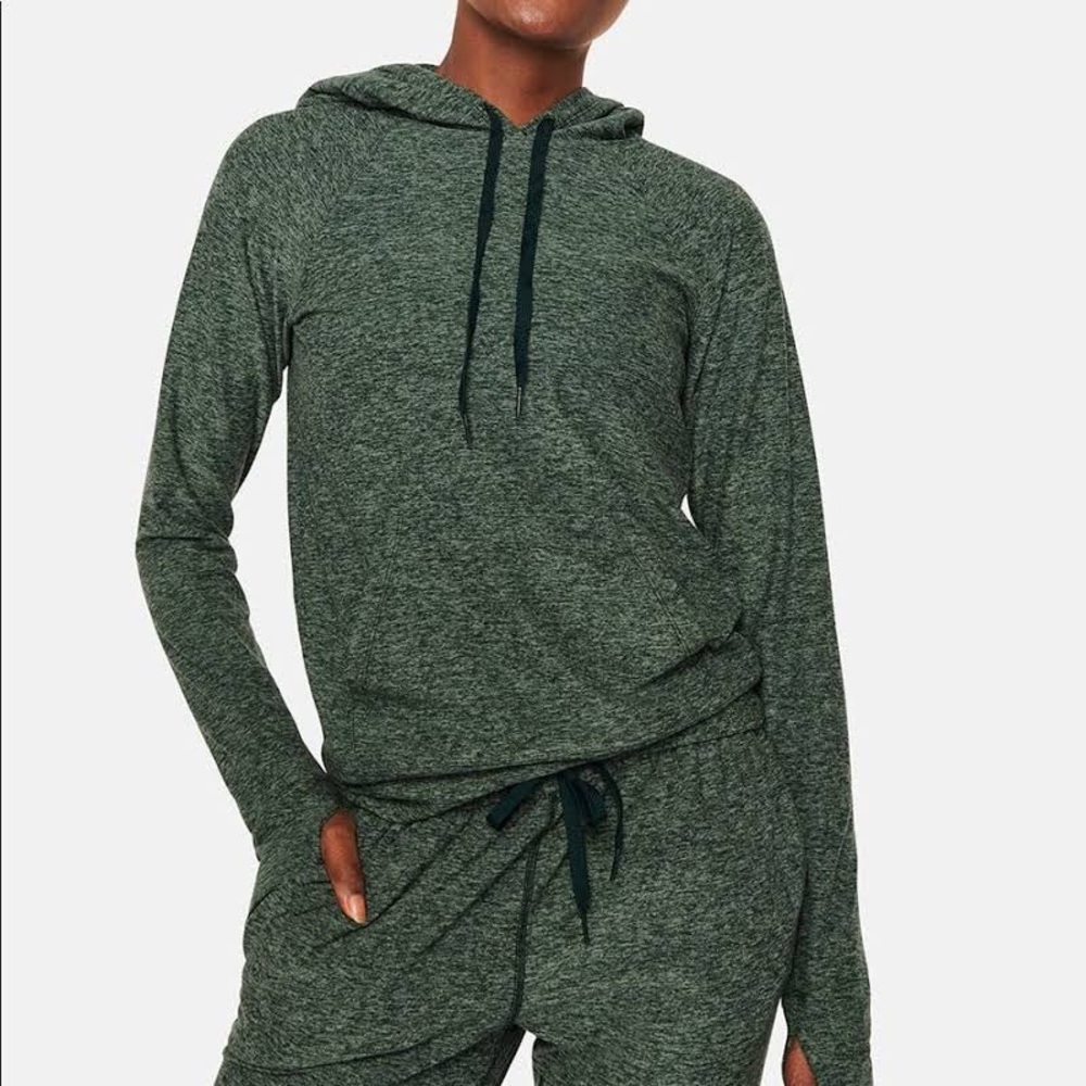 Outdoor Voices Cloudknit Hunter Green Sweatsuit
